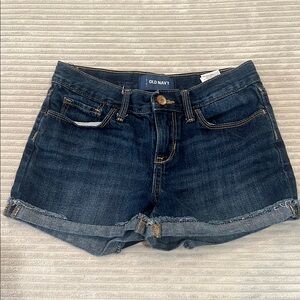 Old Navy Women's Deep Blue Jean Shorts